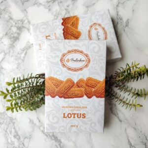 Čokoláda s plnkou Lotus sušienok